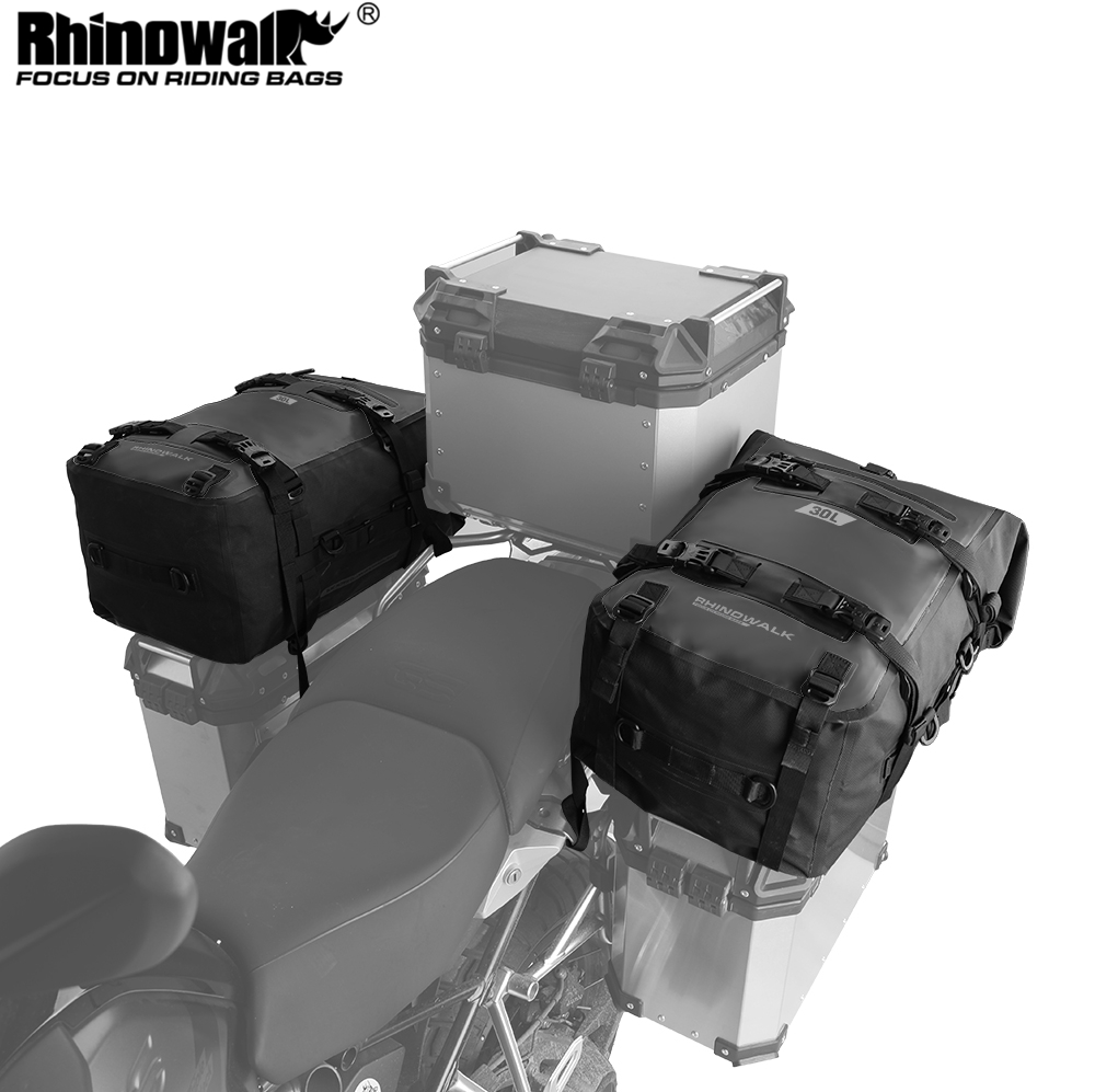 Panniers Waterproof Rear - Rhinowalk – sacoche supérieure pour moto,