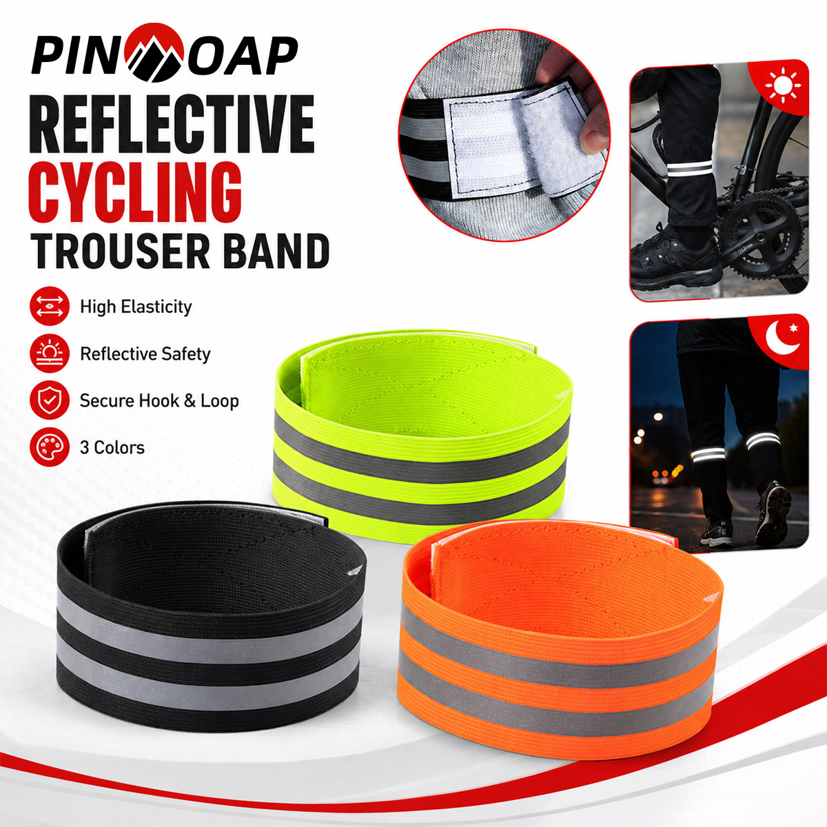 Cycling Commuter Trousers - PINMOAP 1/2PCS Sangle de jambe pour