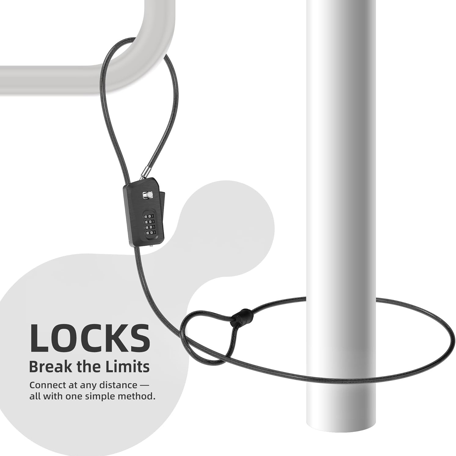 Cadenas antivol robuste à comb - Cable Lock Flexible avis et prix
