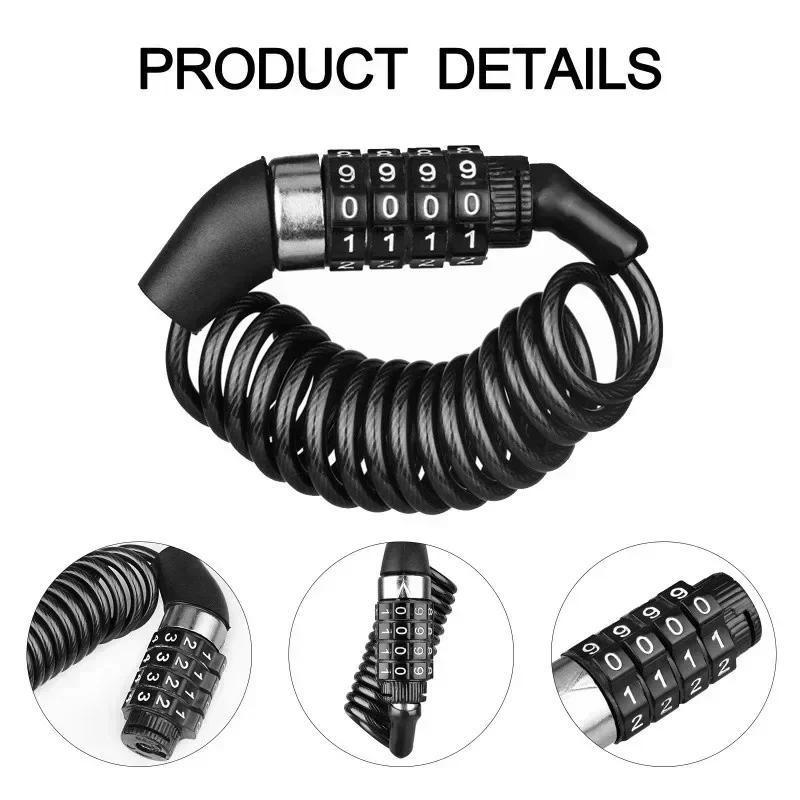 Chaîne antivol pour moto et vé - Chain Lock Combination avis et prix